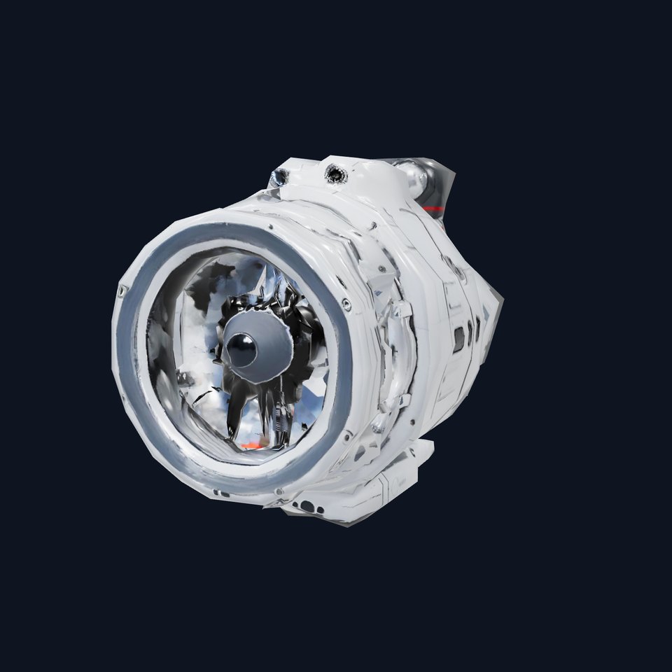 Futuristic Engine Model Pack for SciFi Projects